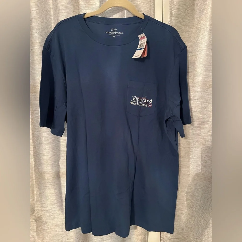 Mens Blue Vineyard Vines T-Shirt - Picture 1 of 2